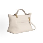 HERMES 24/24 29 Gold buckle detachable shoulder strap single-shoulder handbag, women\'s milkshake white